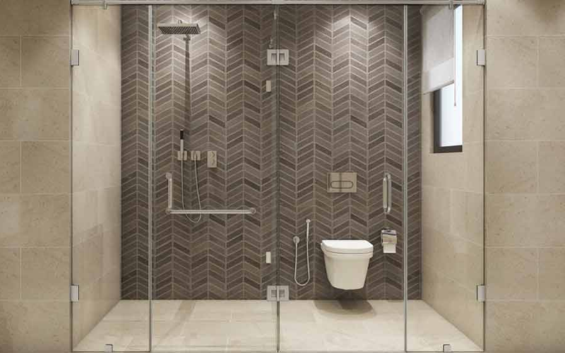 Bathroom Glass Fitting